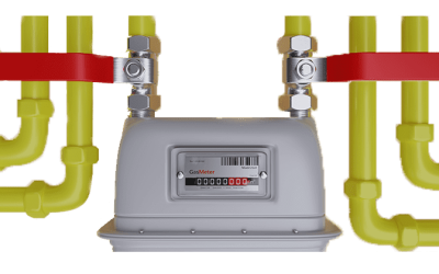 Node JS application for controlling remote nodes measuring gas distribution quantities