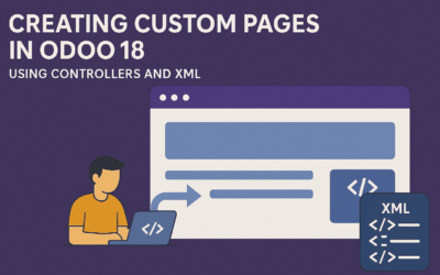 Creating Custom Pages in Odoo 18 Using Controllers and XML