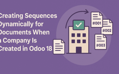 Creating Sequences Dynamically for documents, When a Company Is Created in Odoo 18